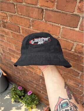 vintage backstreet boys bucket hat 00s